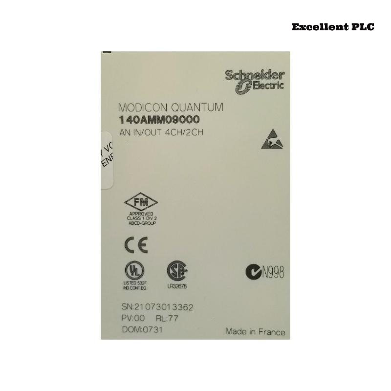 Schneider 140AMM09000 Analog Input/Output Module