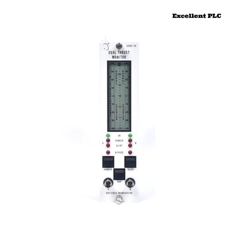 Bently Nevada 3300/20-03-01-01-00-00 Dual Thrust Position Monitor