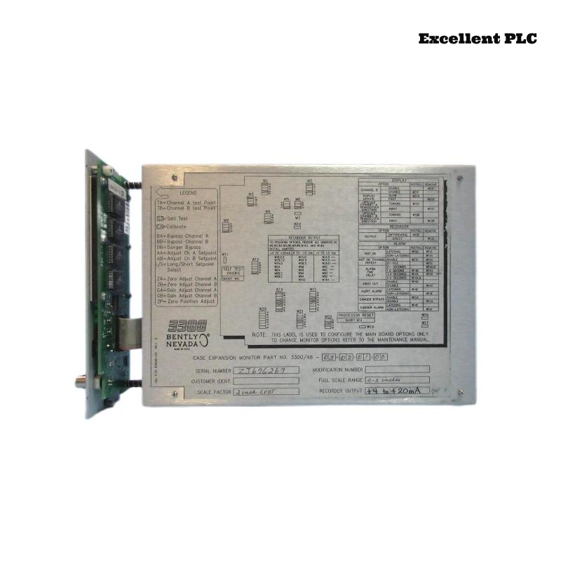 Bently Nevada 3300/48-03-02-01-00 Case Expansion Monitor