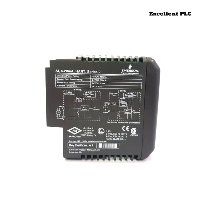 Emerson KJ3222X1-BA1 12P2532X122 CE4003S2B1 Analog Input Module