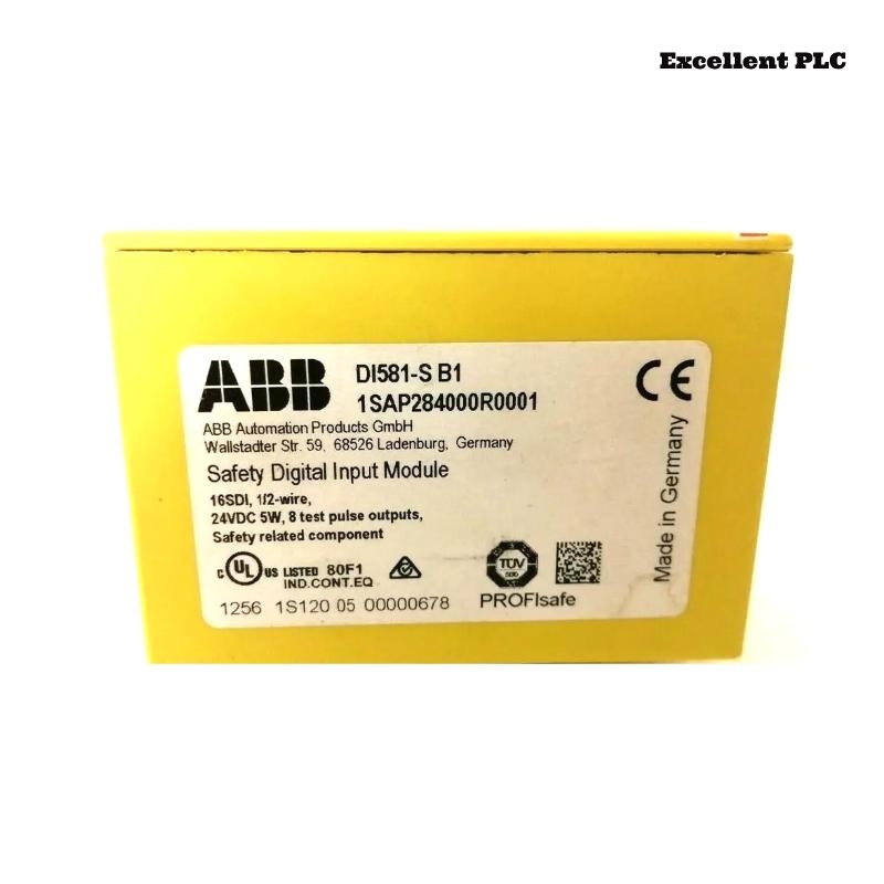 ABB DI581-S 1SAP284000R0001 Safety Digital Input Module
