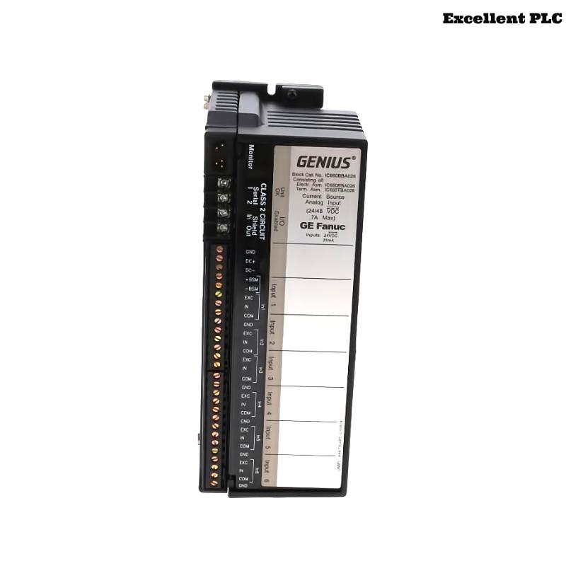 GE IC660BBA026 Current Source Analog Input Module