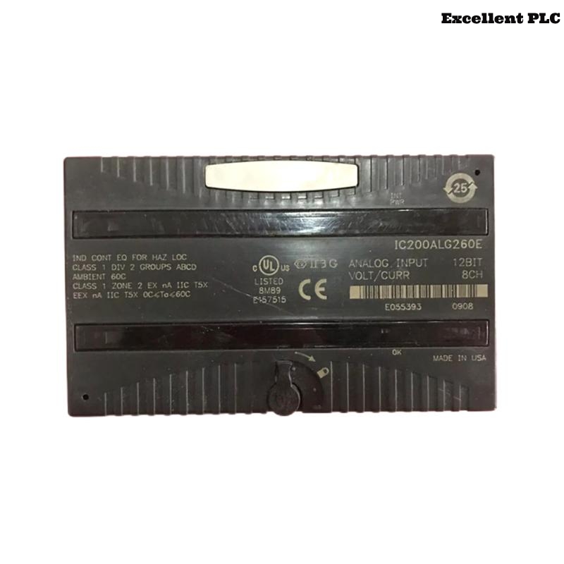 GE IC200ALG260E Analog Input Module