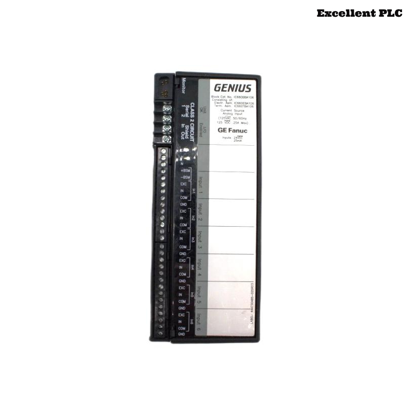 GE IC660BBA106 Current Source Analog Input Module