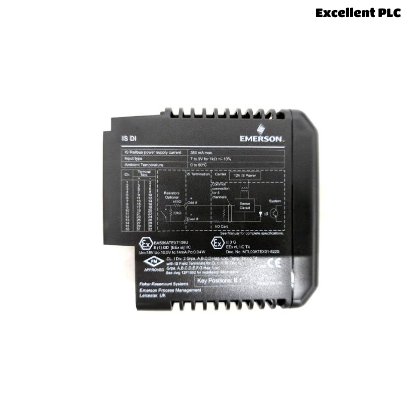 Emerson KJ3101X1-BB1 Safe Discrete Input Card