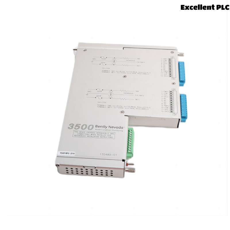 Bently Nevada 3500/42M-04-00 135489-01 Seismic Monitoring I/O Module