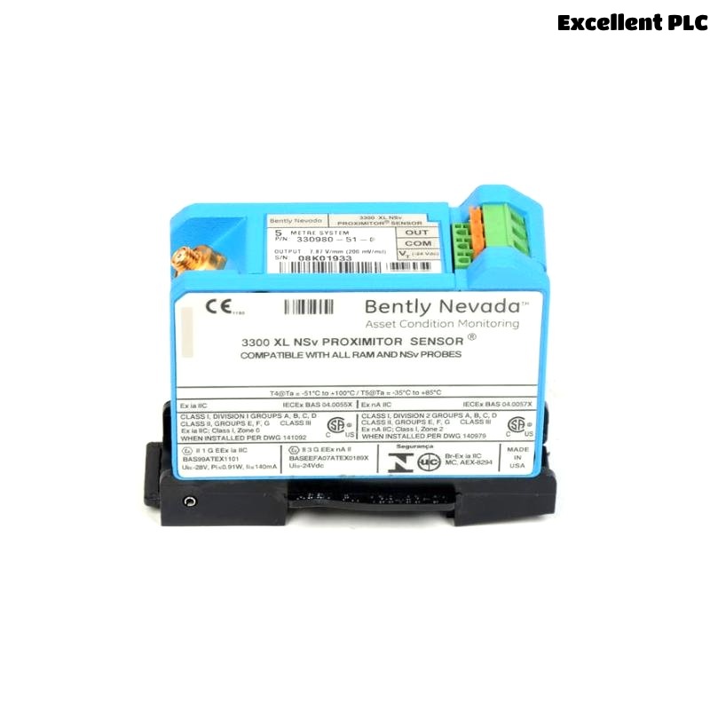 Bently Nevada 330980-51-00 3300 XL NSv Proximitor Sensor