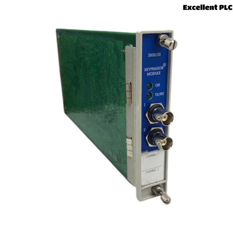 Bently Nevada 3500/15-02-02-00 125840-01 Enhanced Key Phase Module