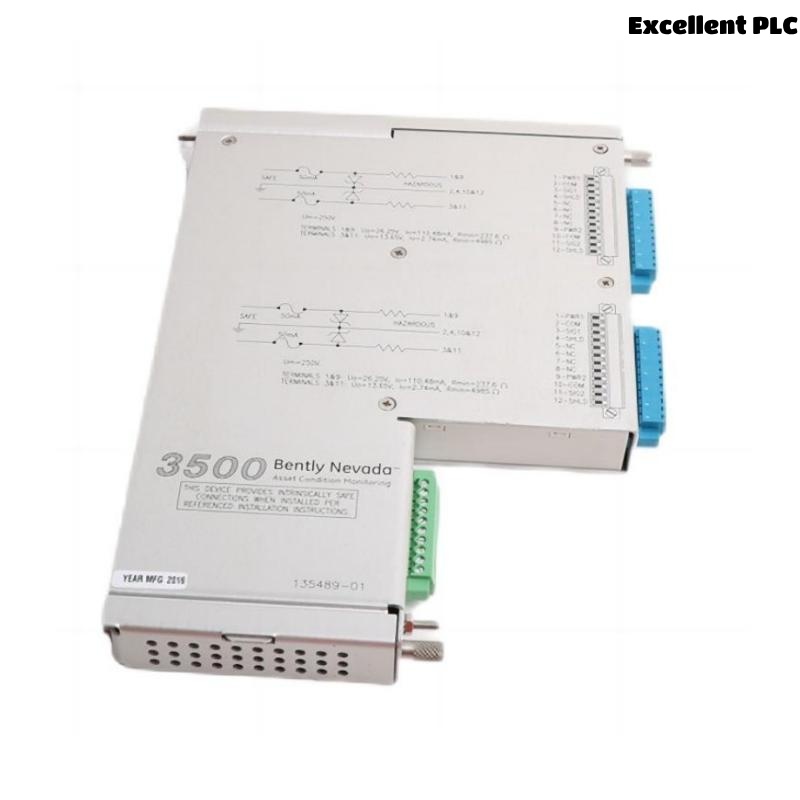 Bently Nevada 3500/42M-05-00 135489-02 Seismic Monitoring I/O Module