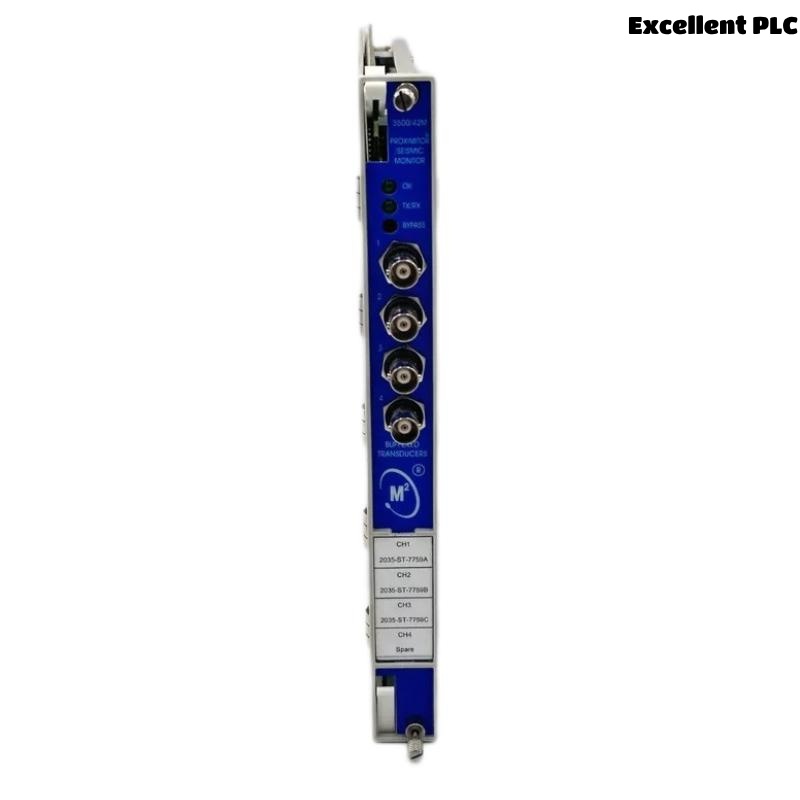 Bently Nevada 3500/42M-09-00 176449-02 + 140471-01 Seismic Monitoring I/O Module