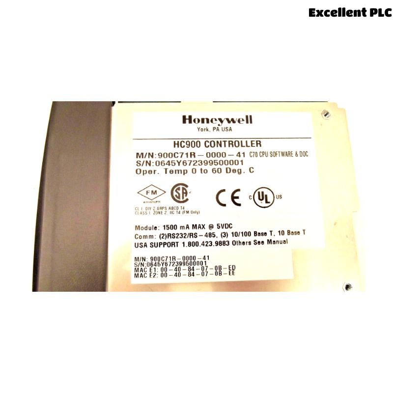 Honeywell 900C71R-0000-10 Controller C70 CPU Module