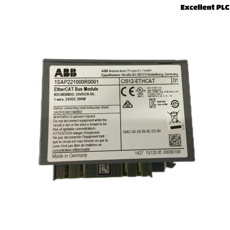 ABB CI512-ETHCAT 1SAP221000R0001 S500 Interface Module