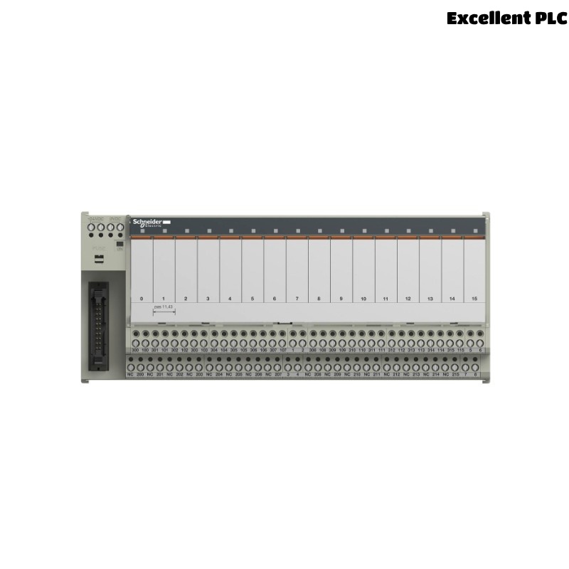 Schneider ABE7R16T230 Sub-Base With Plug-In Electromechanical Relay