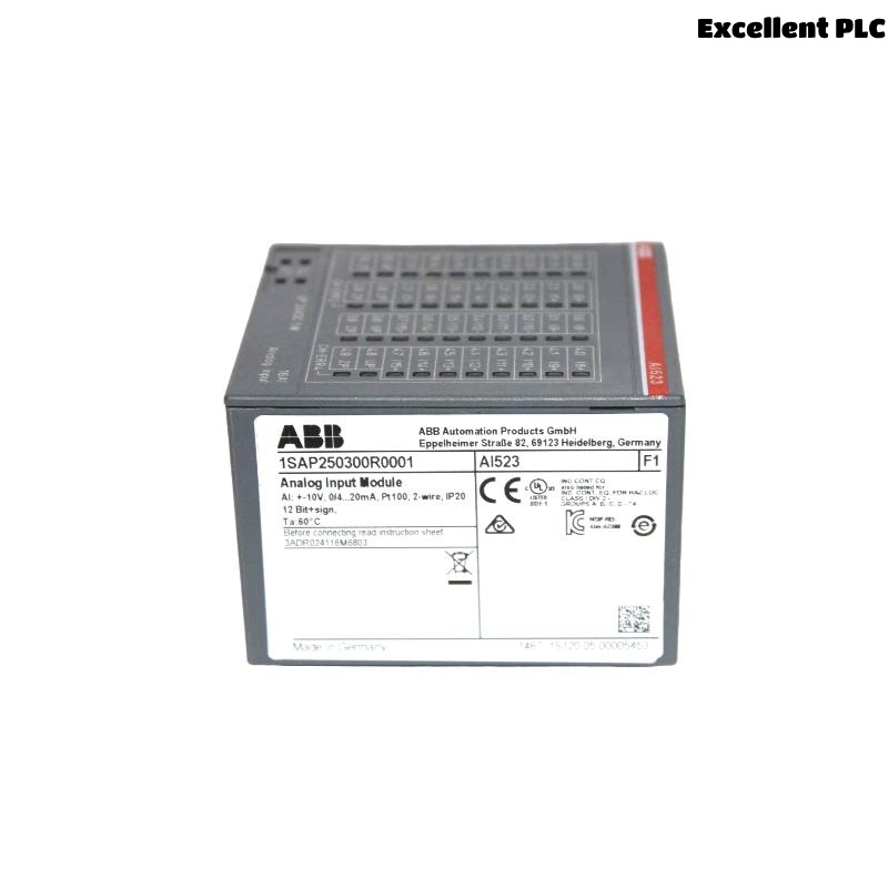 ABB AI523 1SAP250300R0001 Analog Input Module