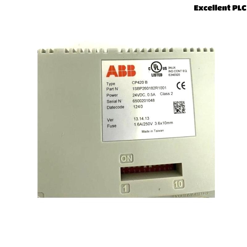 ABB CP420B 1SBP260182R1001 Control Panel