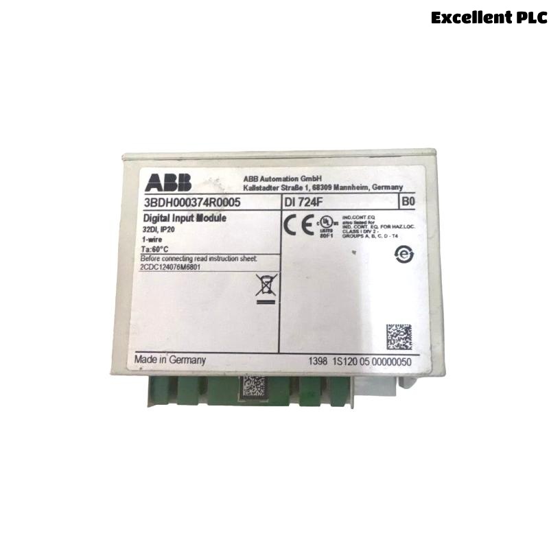 ABB DI 724F 3BDH000374R0005 Digital Input Module