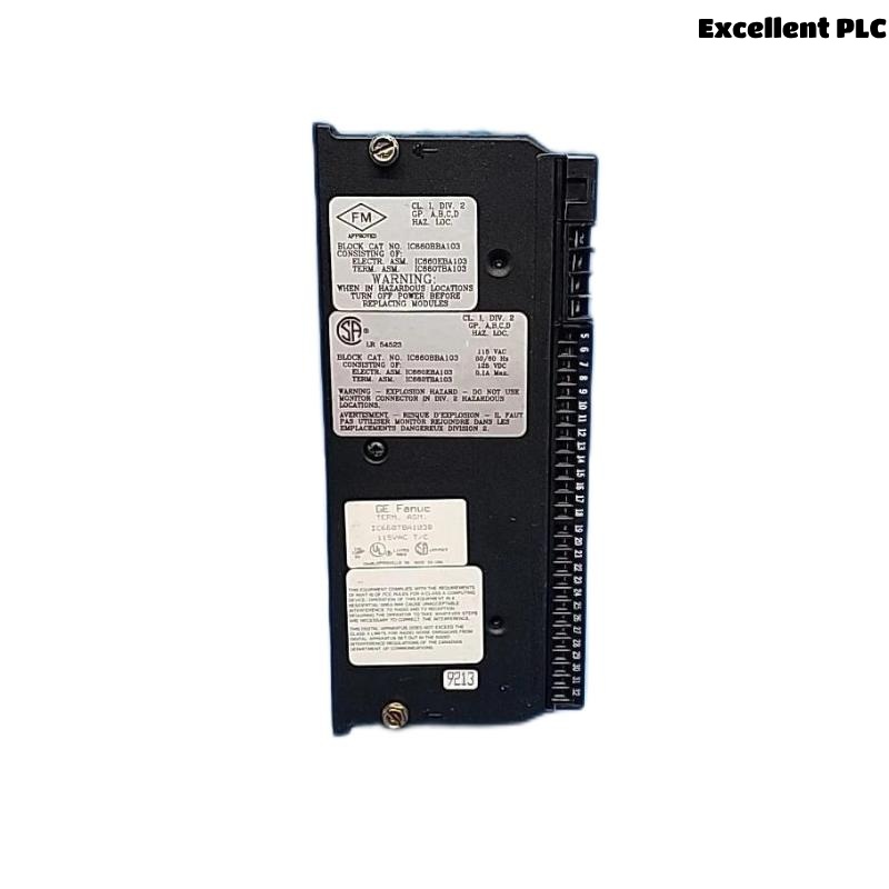 GE Fanuc IC660BBA103 Thermocouple Input Module