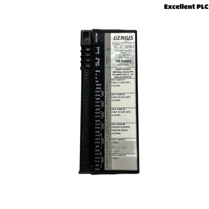 GE Fanuc IC660EBA105 I/O Block Electronics