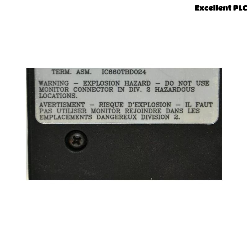 GE IC660TBD024 Terminal Assemblies