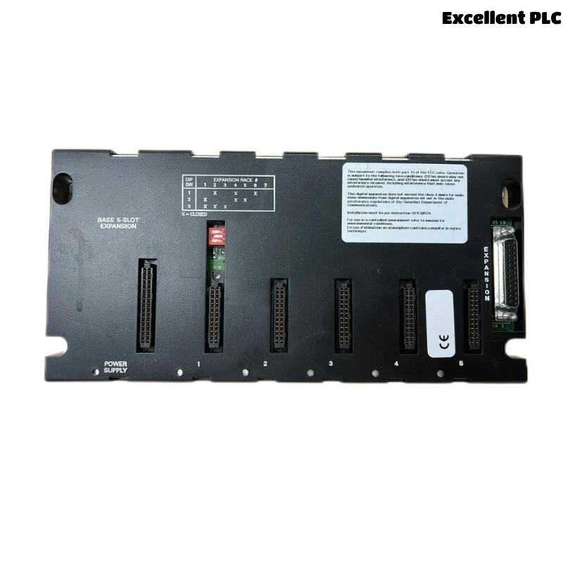 GE IC693CHS398 5-Slot Expansion Baseplate