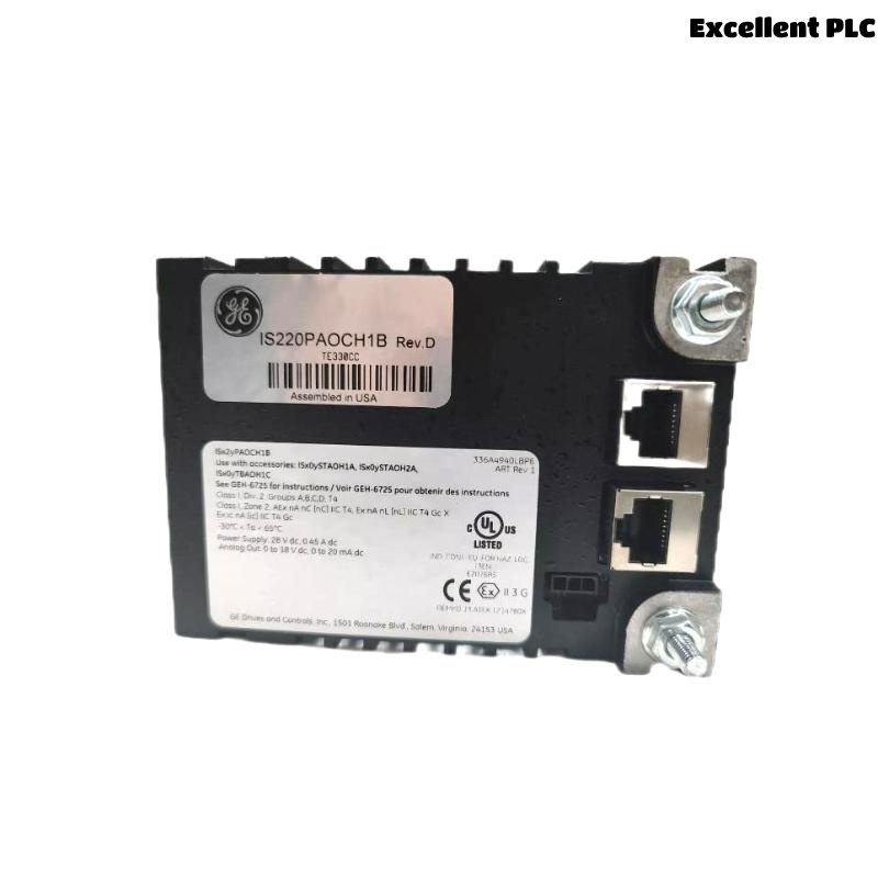 GE IS220PAOCH1B Analog Output Module