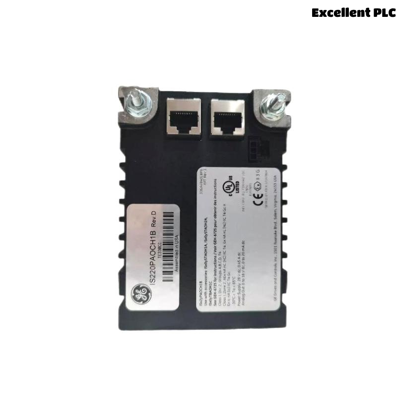 GE IS220PAOCH1B Analog Output Module