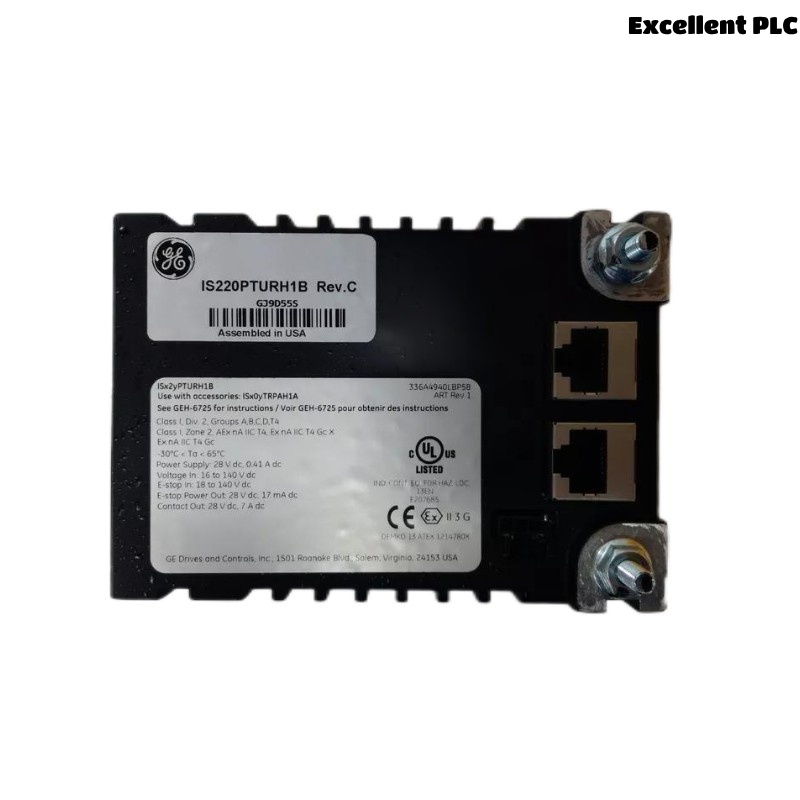 GE IS220PTURH1B Mark VIe Turbine Specific Primary Trip I/O Pack