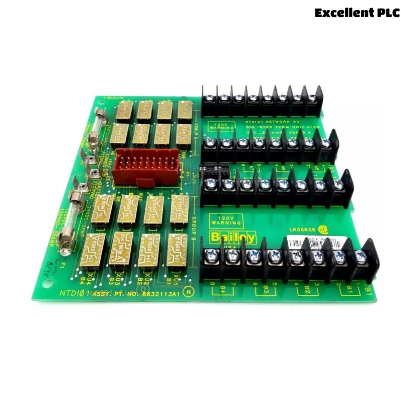 ABB Bailey NTDI01 6632113A1 Digital I/O Termination Unit