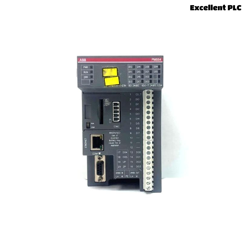 ABB PM554-T-ETH 1TNE968900R0110 AC500 Processor Module
