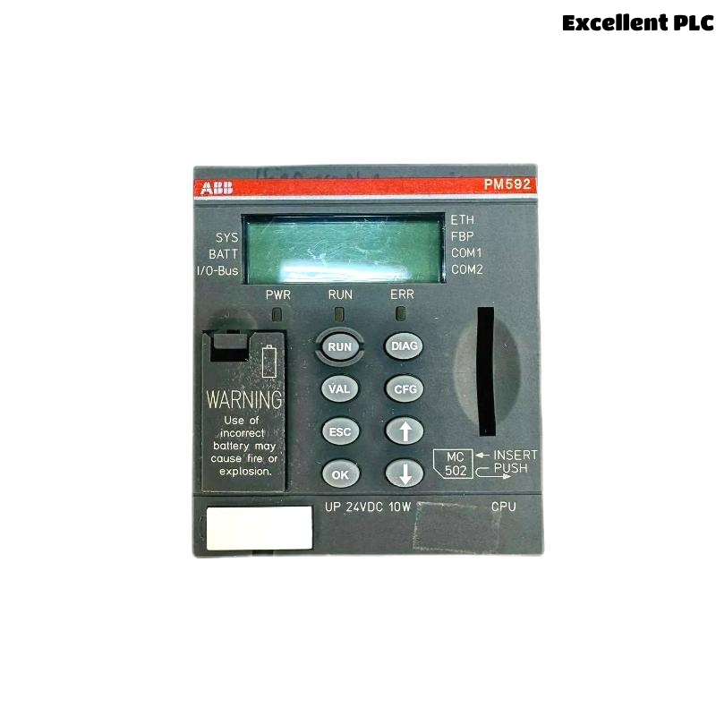 ABB PM592-ETH 1SAP150200R0271 CPU Programmable Logic Controller (PLC)