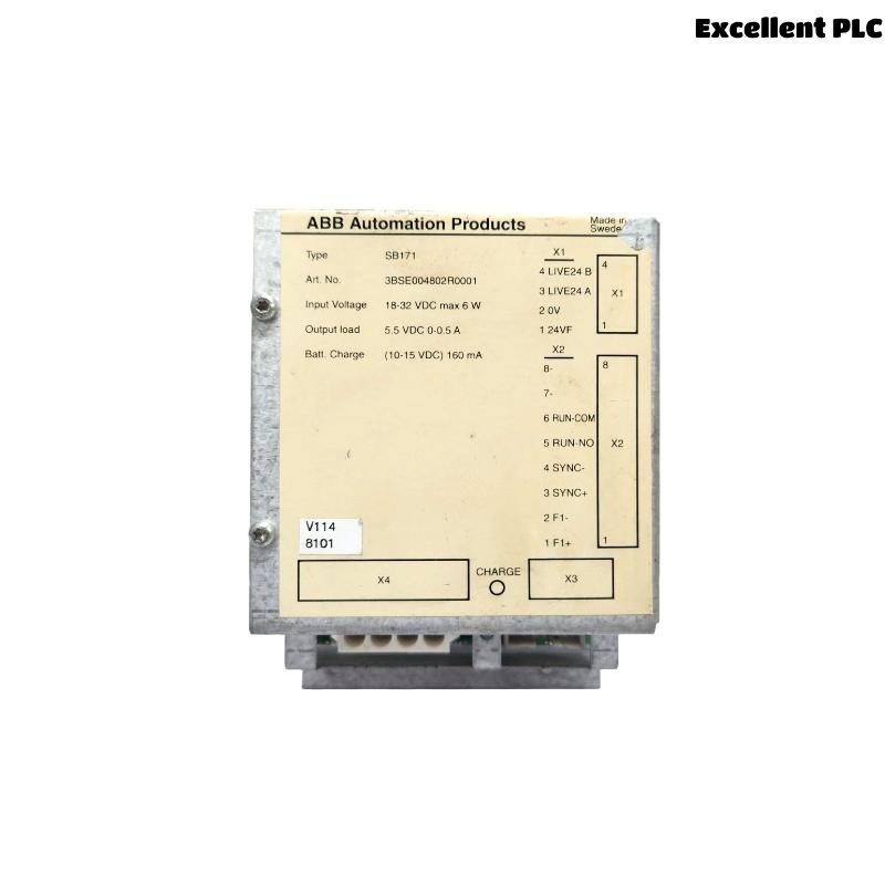 ABB SB171 3BSE004802R1 Backup Power Supply Module