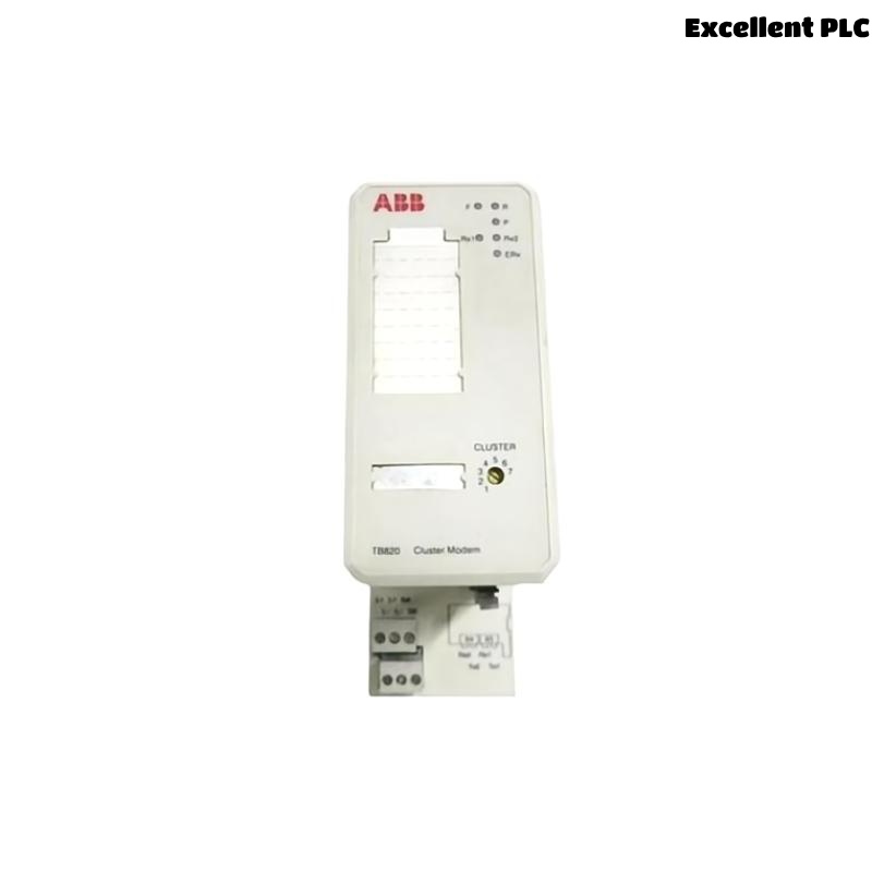 ABB TB820 3BSE008555R1 Module Bus Cluster Modem