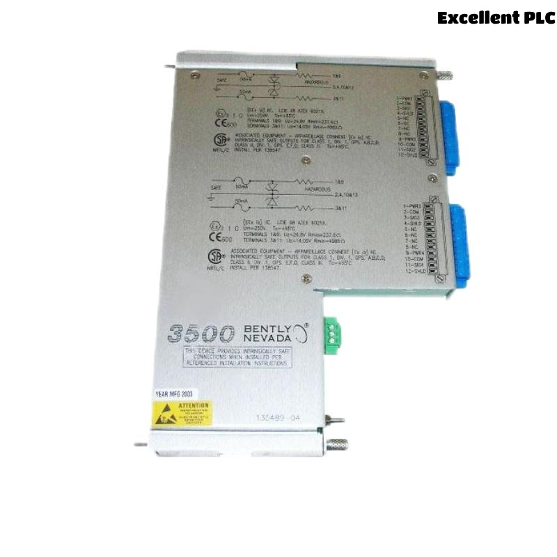 Bently Nevada 3500/40M-03-00 135489-04 Pre-Amplifier I/O Module
