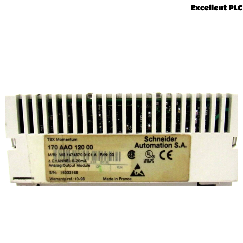 Schneider 170AAO12000 Distributed analog output modules