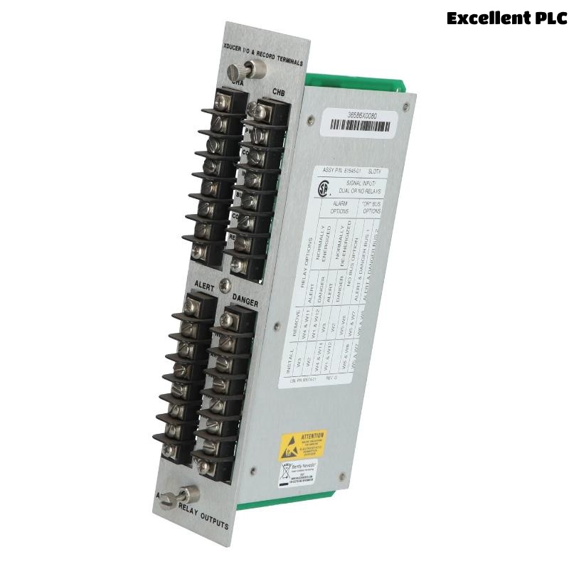Bently Nevada 81545-01 XDUCR I/O and Recording Terminals(No Relay Modules)