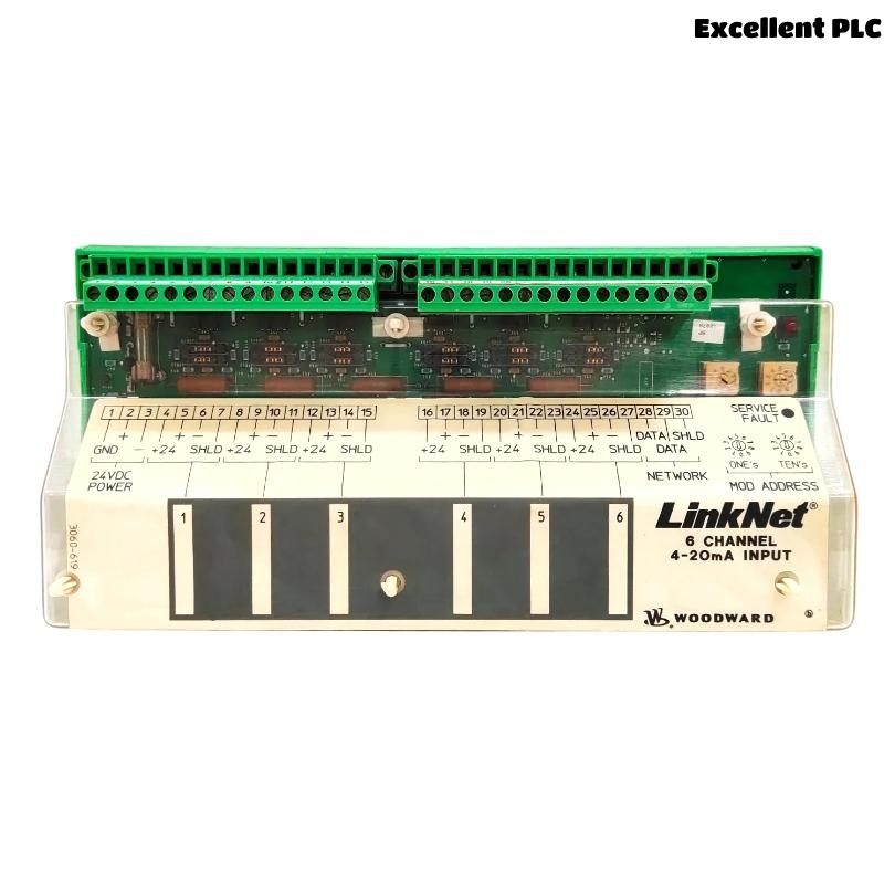 Woodward 9905-969 Linknet 6 Channel Analog Input Module