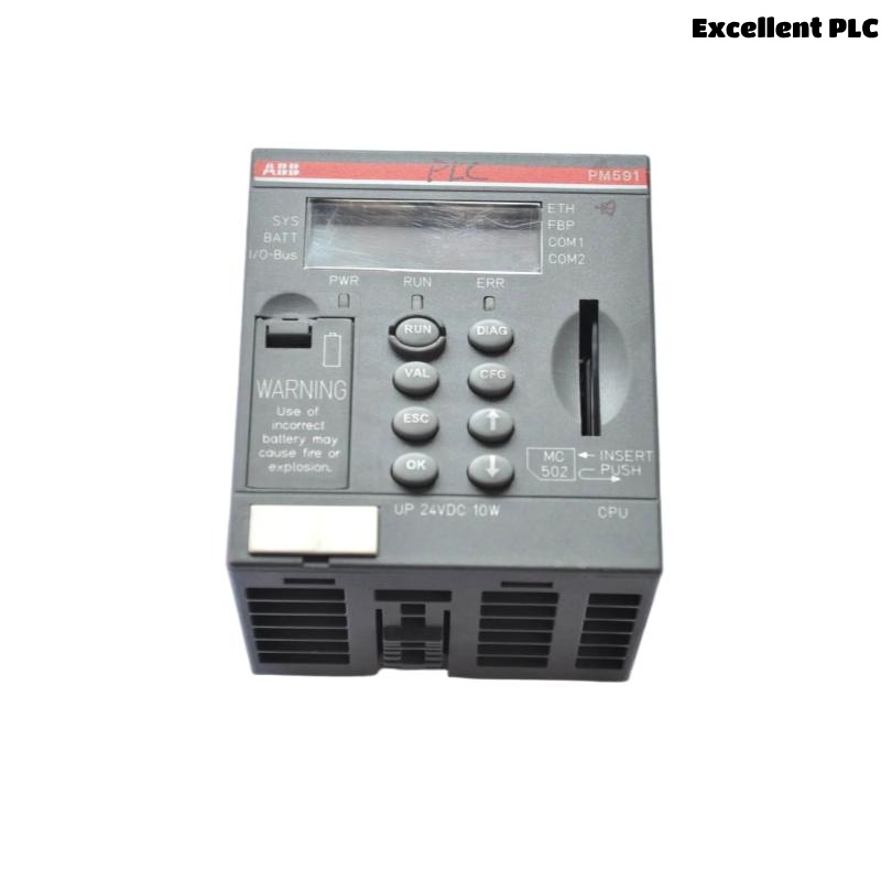 ABB PM591-ETH 1SAP150100R0170 CPU Programmable Logic Controller