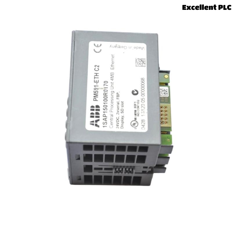 ABB PM591-ETH 1SAP150100R0170 CPU Programmable Logic Controller