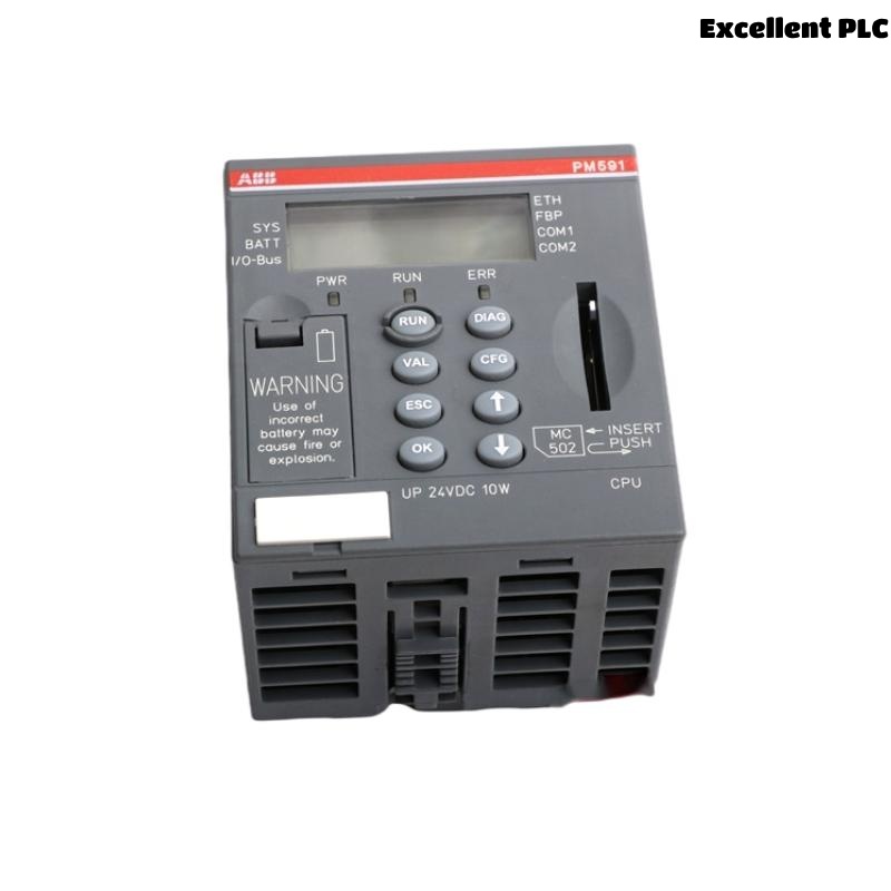ABB PM591-ETH 1SAP150100R0271 CPU Programmable Logic Controller