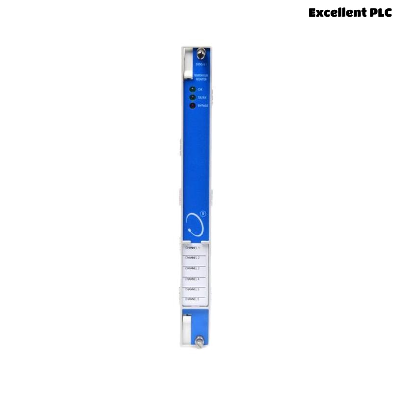 Bently Nevada 3500/61-01-00 163179-02 Temperature Monitor (with Data Logger)