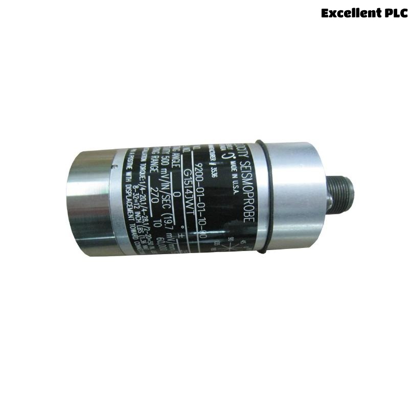 Bently Nevada 9200-01-01-10-00 Dual-Wire Velocity Seismic Sensor