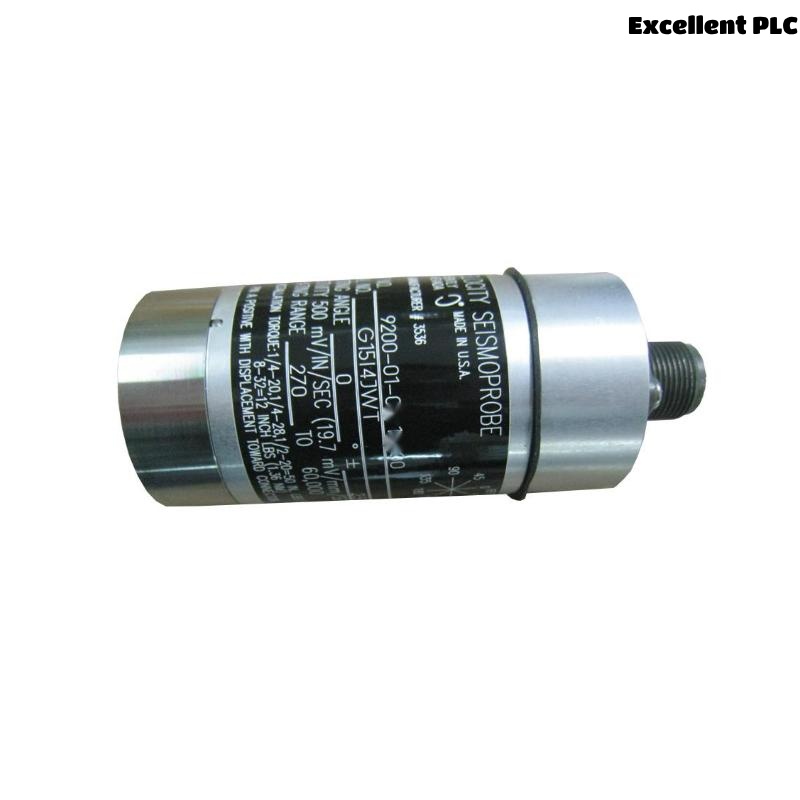 Bently Nevada 9200-01-02-02-00 Dual-Wire Velocity Seismic Sensor