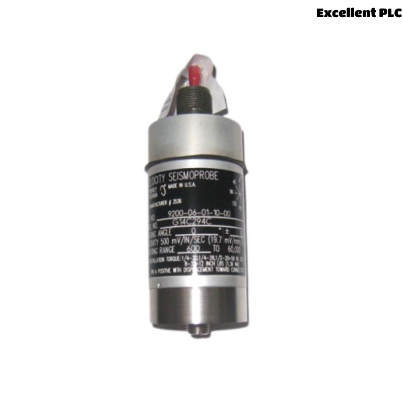 Bently Nevada 9200-06-02-10-00 Dual-Wire Velocity Seismic Sensor