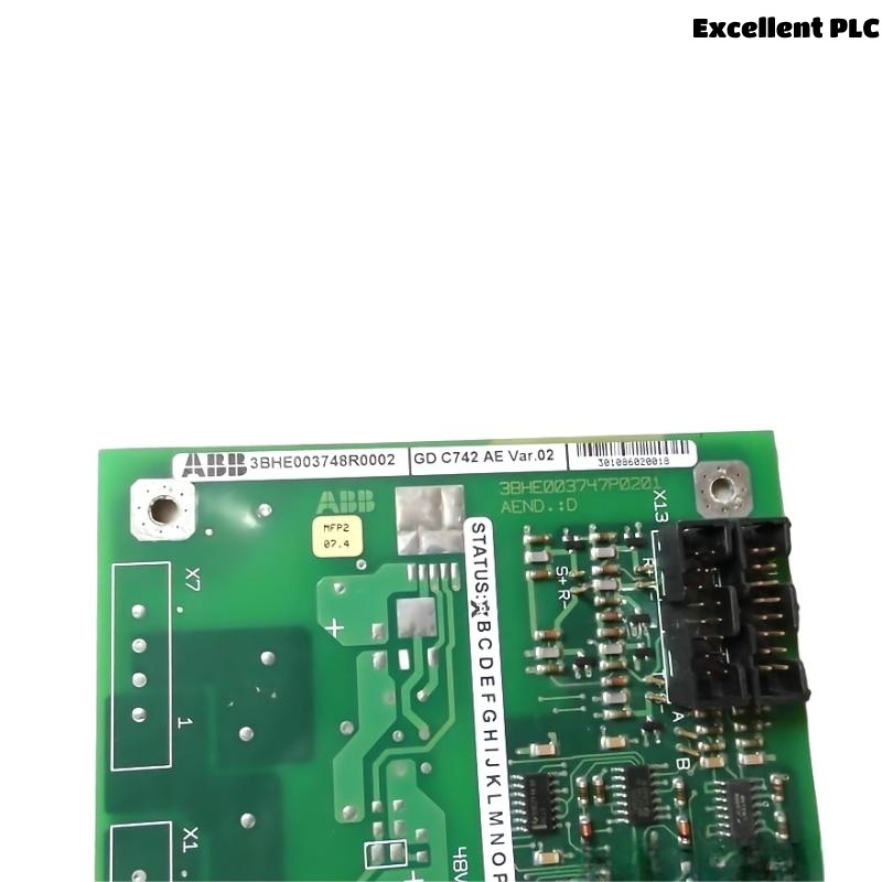 ABB GD C742 AE Var.02 3BHE003748R0002 DC Governor Communication Board