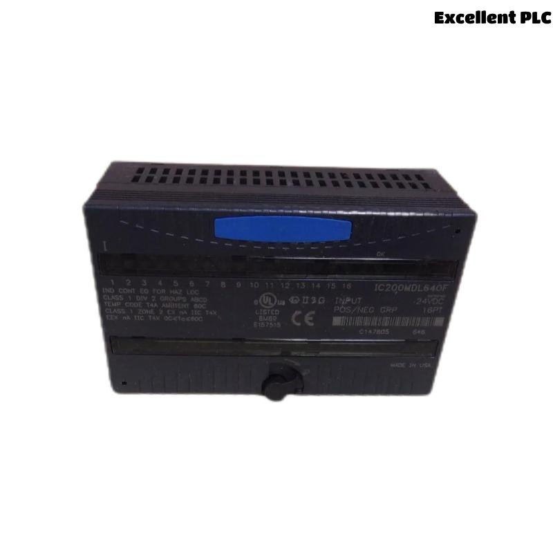 GE IC200MDL640F 24VDC Input Module