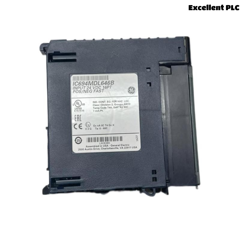 GE IC694MDL646B 24 VDC 16-point positive/negative logic input module