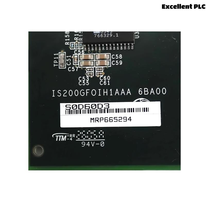 GE IS200GFOIH1AAA Mark VI Printed Circuit Board