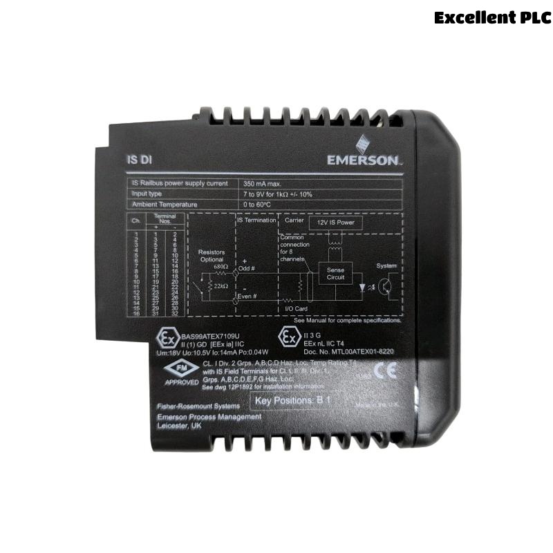 Emerson KJ3101X1-BB1 12P1866X042 IS DI Module