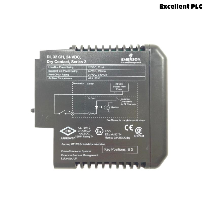 Emerson KJ3203X1-BA1 VE4001S2T2B4 12P3270X022 Dry Contact Module