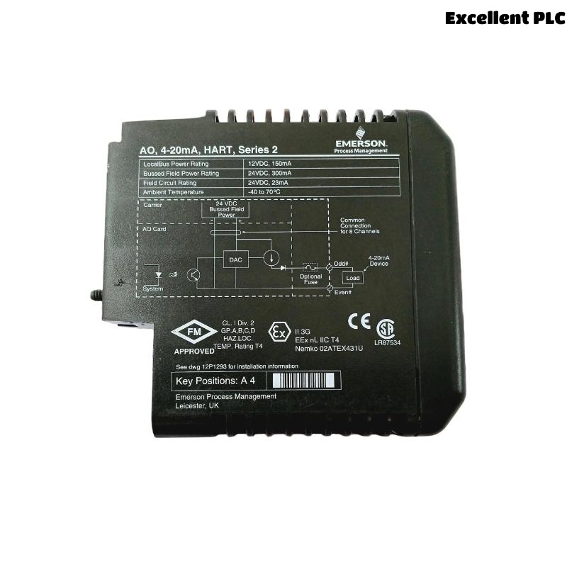Emerson KJ3221X1-BA1 12P2531X122 Analog Output Module